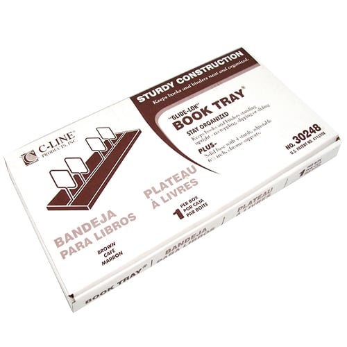 C-Line Brown 8 5/8" x 17" Book Tray