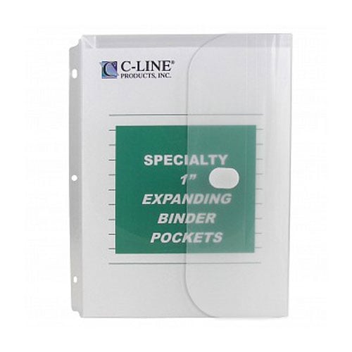 C-Line Clear Biodegradable Binder Pocket 10pk - CLI-33747