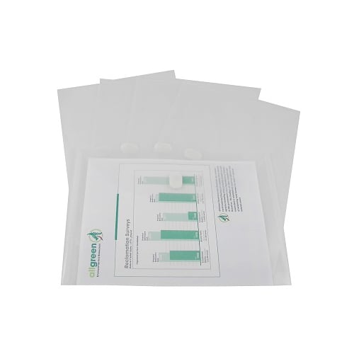 C-Line Clear Biodegradable Reusable XL Poly Envelopes w/ Hook and Loop Closure 5pk - CLI-35107 - Clearance Sale