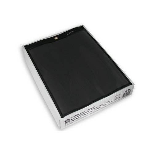 C-Line Clear Front Black Back 8.5" x 11" Ticket Holders 25pk - CLI-45911