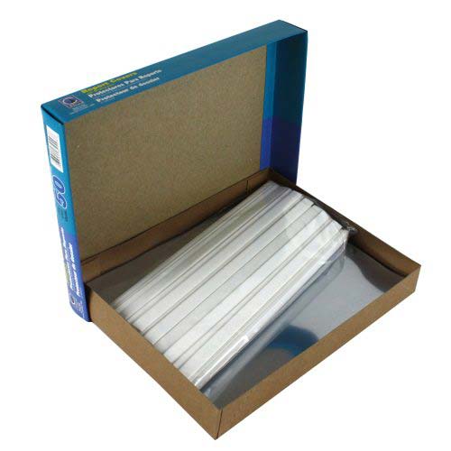 C-Line Clear No-Punch Vinyl Report Covers and Binding Bars 50pk - CLI-32557