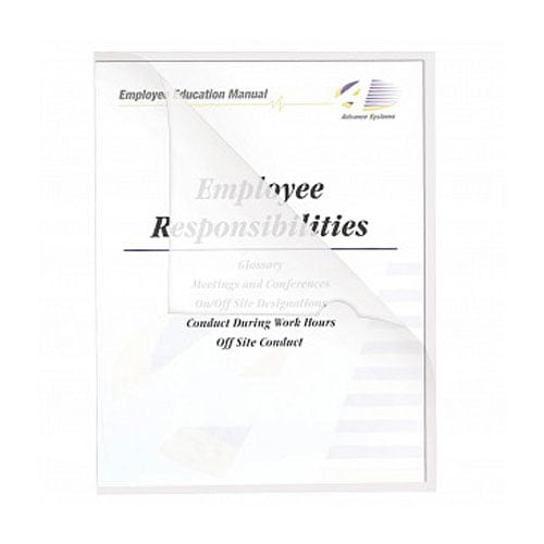 C-Line Clear Recycled Project Folders 25pk - CLI-62127