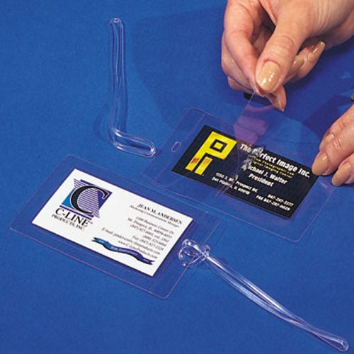 C-Line Cleer Adheer Luggage Tag Kit 10pk - CLI-65107 - Clearance Sale