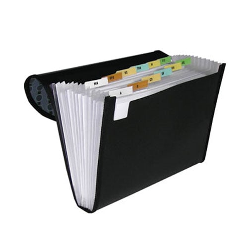 C-Line Fashion Circle 13-Pocket Letter Size Expanding File 12pk - CLI-56312
