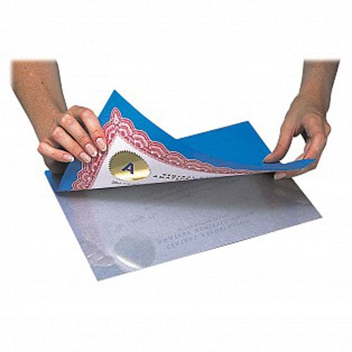 C-Line Heavyweight 9" x 12" Cleer Adheer Do-it-yourself Laminating Sheet 2pk - CLI-65059