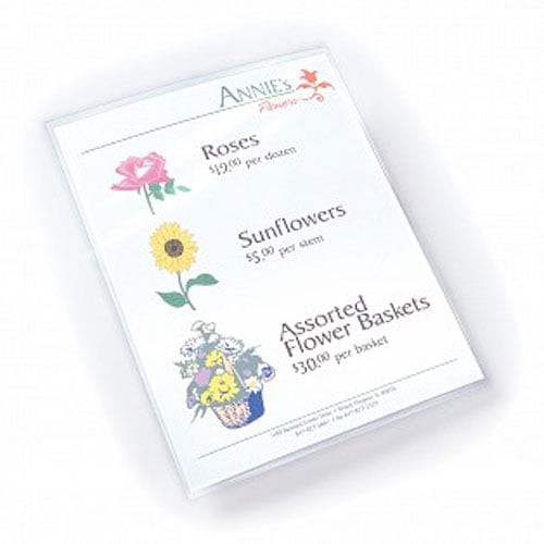 C-Line Heavyweight 9" x 12" Cleer Adheer Do-it-yourself Laminating Sheet 2pk - CLI-65059