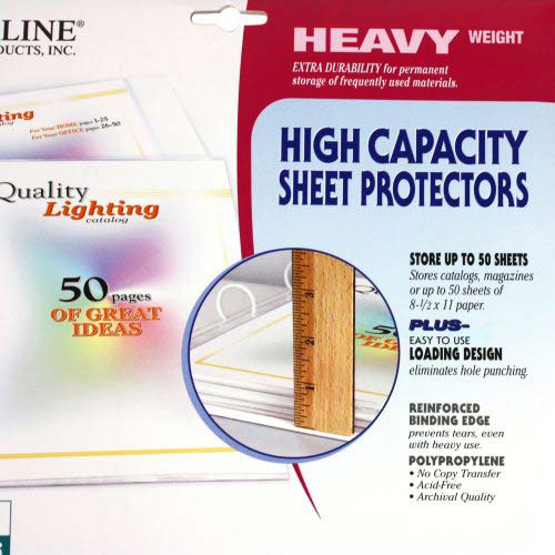 C-Line High Capacity 50 Sheet Top Loading Protectors 25pk - CLI-62020