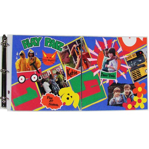 C-Line Memory Book 12" x 12" Fold-Out Panoramic Page Protectors 6pk - CLI-5247