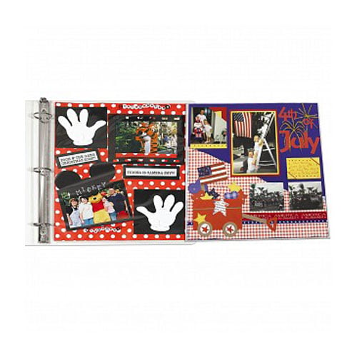 C-Line Memory Book 12" x 12" Fold-Out Panoramic Page Protectors 6pk - CLI-5247