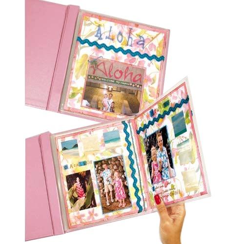 C-Line Mini Memory Book 6" x 6" Fold-Out Panoramic Page Protectors - 6/Pk (Discontinued)
