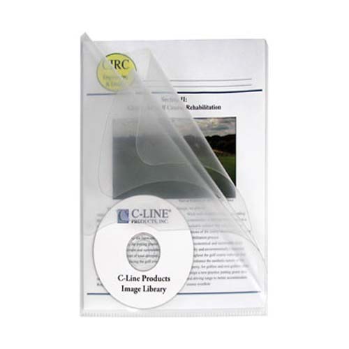 C-Line Multi-Section Clear Project Folders with Clear Dividers 25pk - CLI-62117 - Clearance Sale