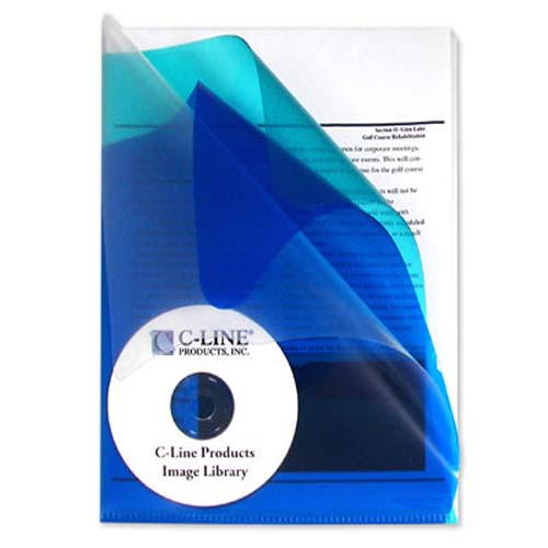 C-Line Multi-Section Project Folders with Colored Dividers  5pk - CLI-62110