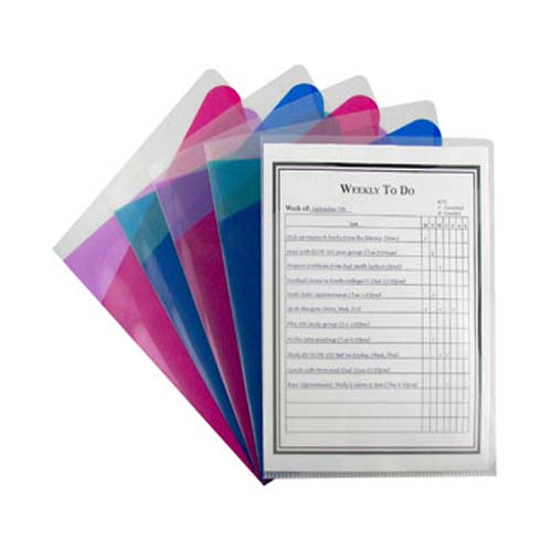 C-Line Multi-Section Project Folders with Colored Dividers  5pk - CLI-62110