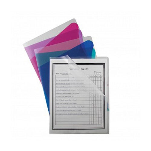 C-Line Multi-Section Project Folders with Colored Dividers  5pk - CLI-62110