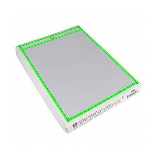 C-Line Neon Green 9" x 12" Stitched Shop Ticket Holders 15pk - CLI-43913