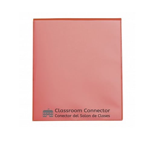 C-Line Orange Classroom Connector School-To-Home Two-Pocket Folder 25pk - CLI-32002