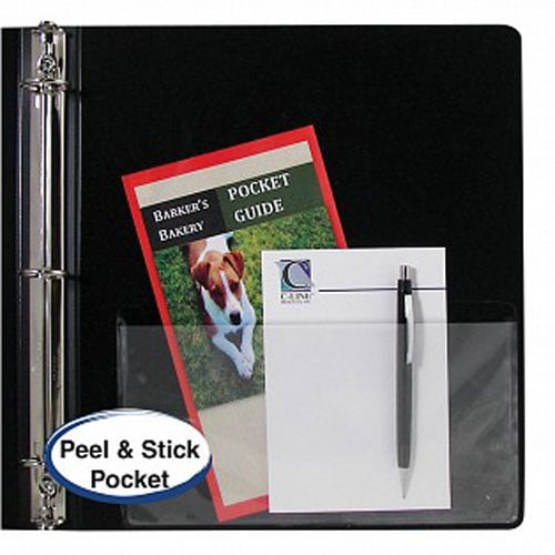 C-Line Peel and Stick 8-3/4" x 5-1/8" Filing Pockets 10pk - CLI-70185