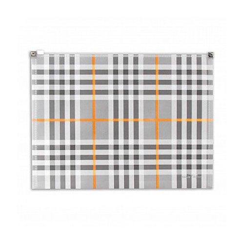 C-Line Plaid Zip 'N Go Expanding Poly Envelopes - 24/PK