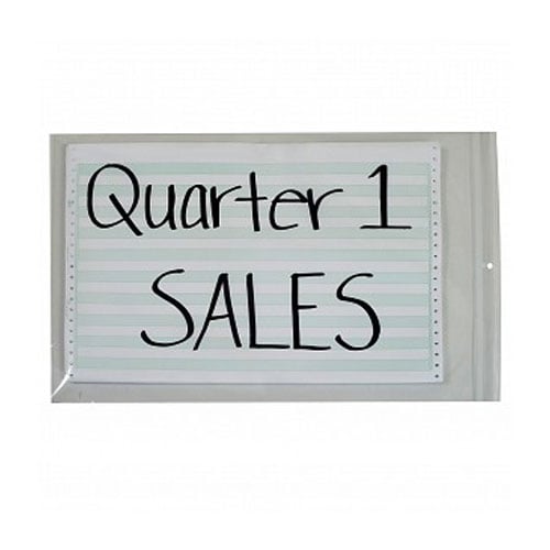 C-Line Poly Zip 13" x 16-3/4" Shop Ticket Holders 50pk - CLI-47014