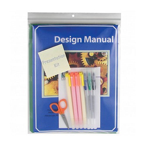 C-Line Poly Zip 8.5" x 11" Shop Ticket Holders 50pk - CLI-47911
