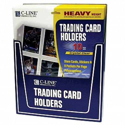 C-Line Polypropylene Trading Card Holders 10pk - CLI-62590 - Clearance Sale