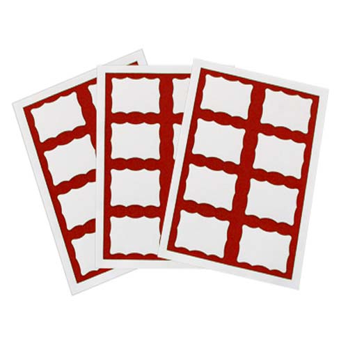 C-Line Pressure Sensitive Printer Name Badges with Border - 200/BX