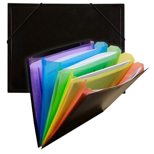 C-Line Rainbow Document Sorter Expanding File 1pk - CLI-CLI-59011 - Clearance Sale