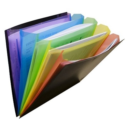 C-Line Rainbow Document Sorter Expanding File 1pk - CLI-CLI-59011 - Clearance Sale