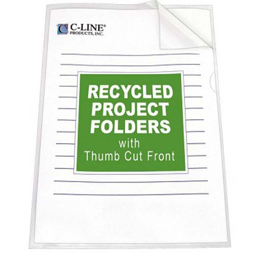 C-Line Recycled Project Folders - 25/BX