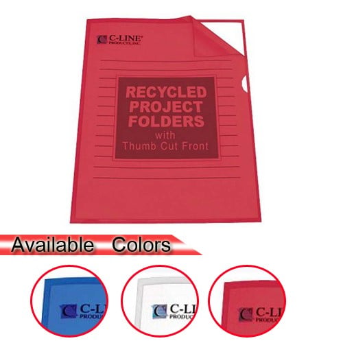 C-Line Recycled Project Folders - 25/BX