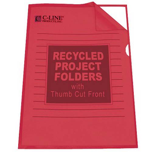 C-Line Recycled Project Folders - 25/BX