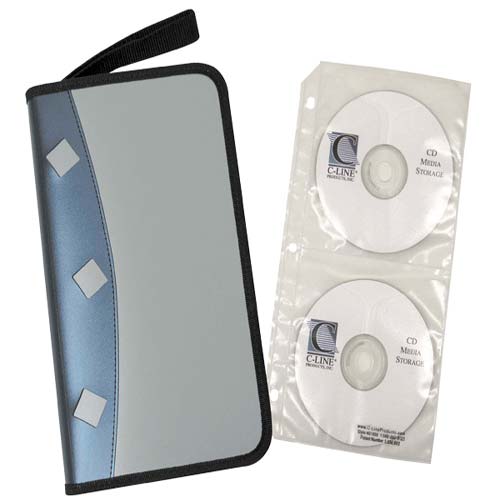C-Line Refillable CD/DVD Organizer Storage Case - CLI-61955 - Clearance Sale