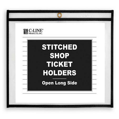 C-Line Reinforced Edge 11" x 8.5" Shop Ticket Holders 25pk - CLI-49911