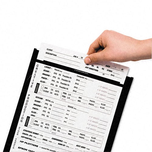 C-Line Reinforced Edge 8.5" x 11" Shop Ticket Holders 25pk - CLI-46911