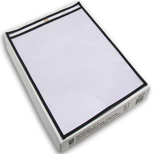 C-Line Reinforced Edge Shop Ticket Holders - 25pk