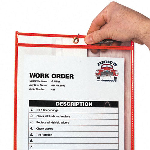 C-Line Reinforced Neon Stitched Ticket Holders