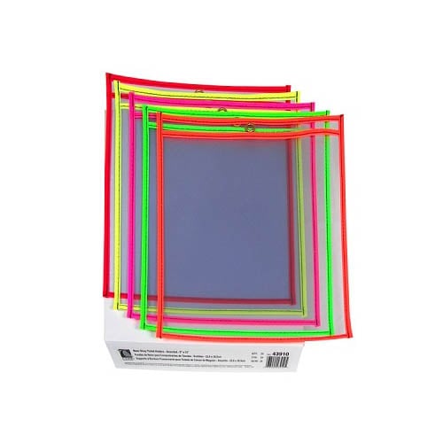 C-Line Reinforced Neon Stitched Ticket Holders
