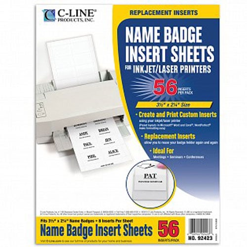 C-Line Replacement White Inserts