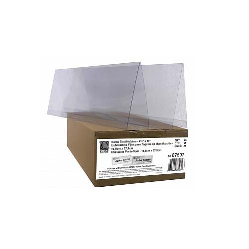 C-Line Rigid Inkjets/Laser Name Tent Holders 25pk - CLI-87507