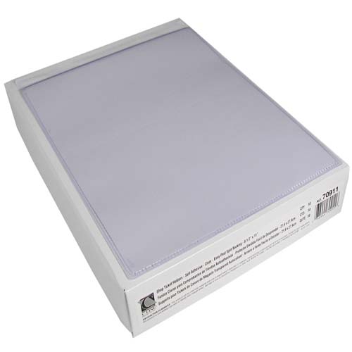 C-Line Self Adhesive Clear Heavy Vinyl Back Holders