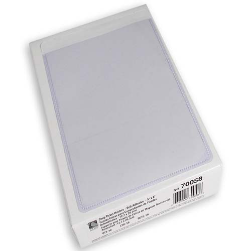 C-Line Self Adhesive Clear Heavy Vinyl Back Holders