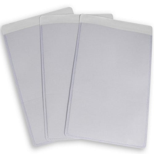 C-Line Self Adhesive Clear Heavy Vinyl Back Holders