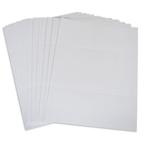 C-Line Small Scored White Name Tent Cardstock 160pk - CLI-87527