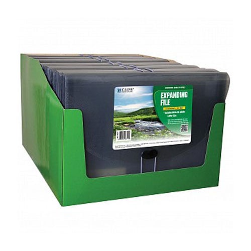 C-Line Smoke 13-Pocket Biodegradable Expanding File - CLI-48311