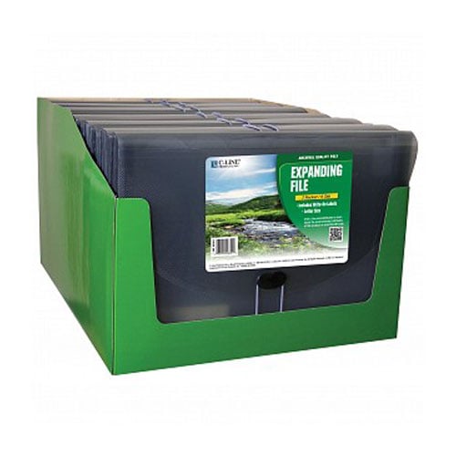 C-Line Smoke 7-Pocket Biodegradable Expanding File - CLI-48301