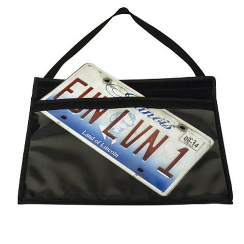 C-Line Stitched Shop Ticket/License Plate Holder with Hanging Strap - Clearance Sale
