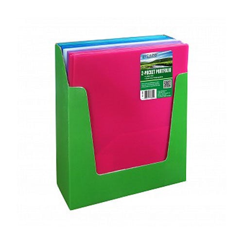 C-Line Two-Pocket Heavyweight Biodegradable Poly Portfolio - 36/PK