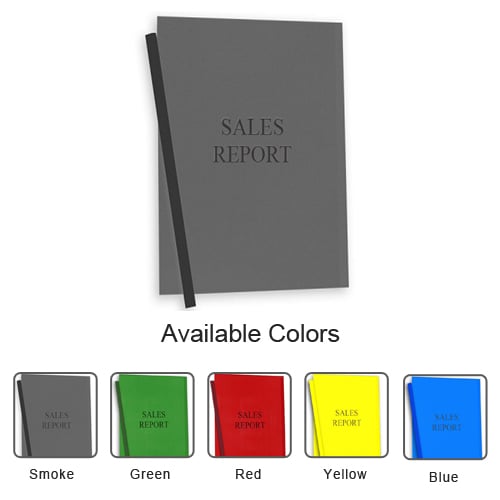 C-Line Translucent Report Covers with Binding Bars- 50/BX