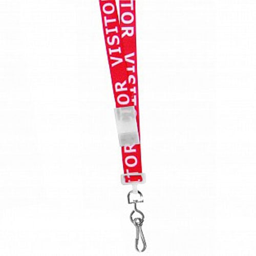 C-Line VISITOR Breakaway Swivel Hook Neck Lanyards - 24/PK