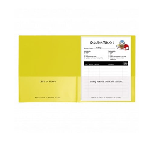 C-Line Classroom Connector School-To-Home Two-Pocket Folder
